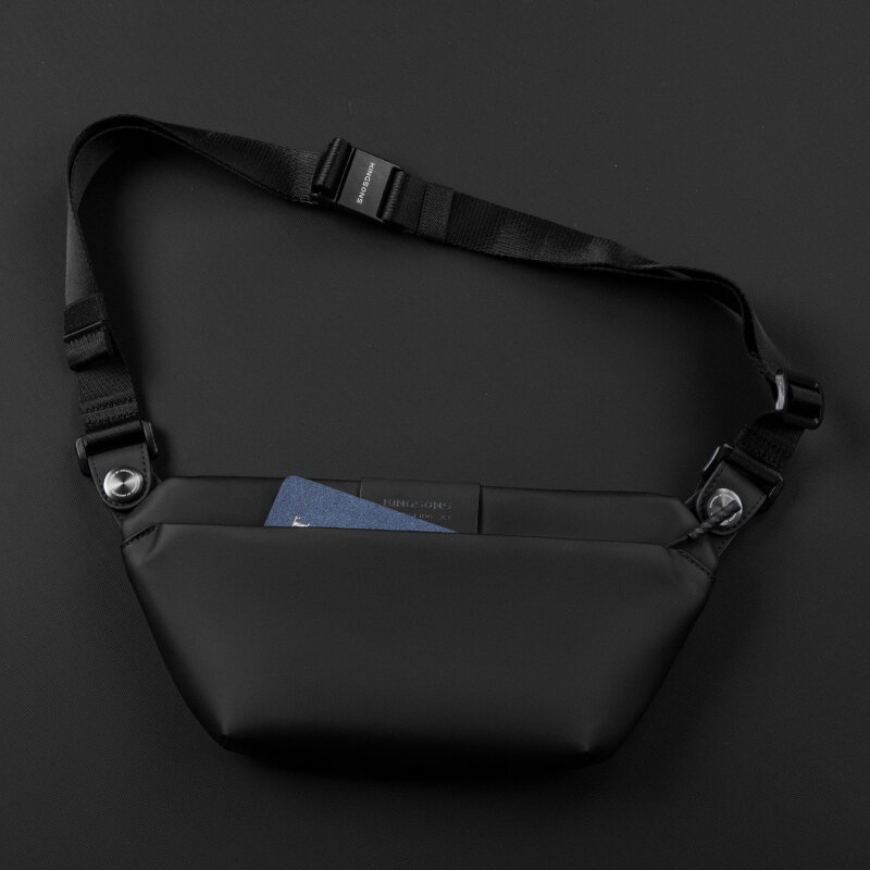 Брендовые мужские нагрудные сумки KORIN, водонепроницаемые сумочки для студентов, украшения для свиданий, подарки для мужчин, крутая черная сумка