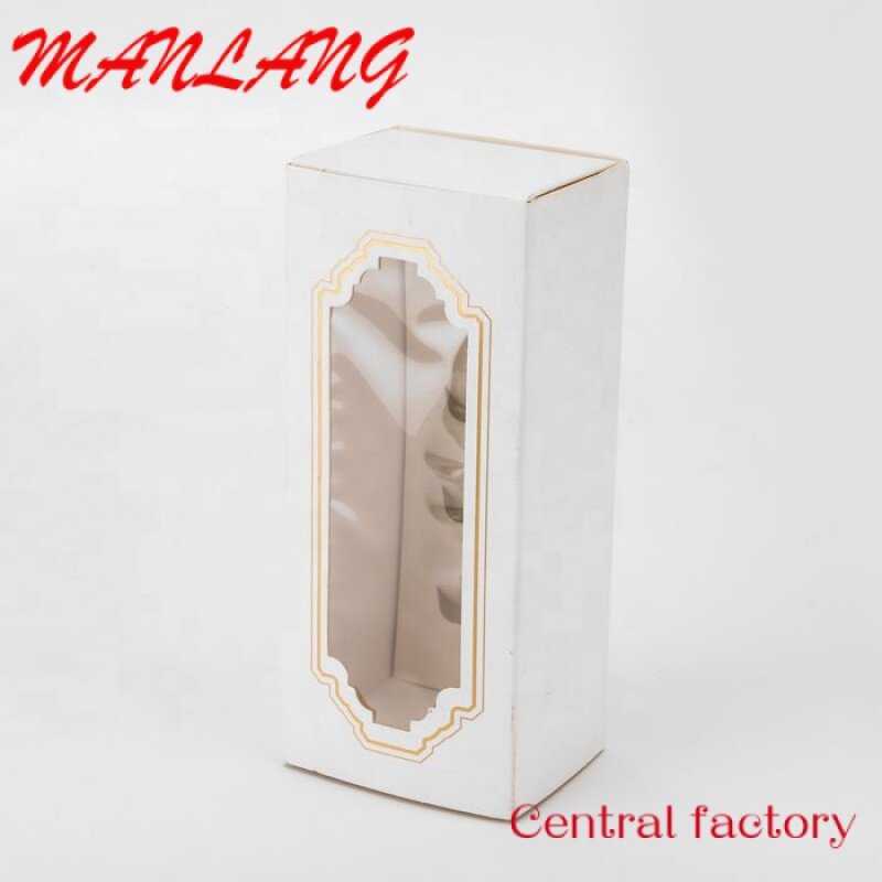 Многофункциональный жесткий вертикальный ящик на заказ, упаковочный ящик для розничной торговли, упаковочная коробка с прозрачным окном