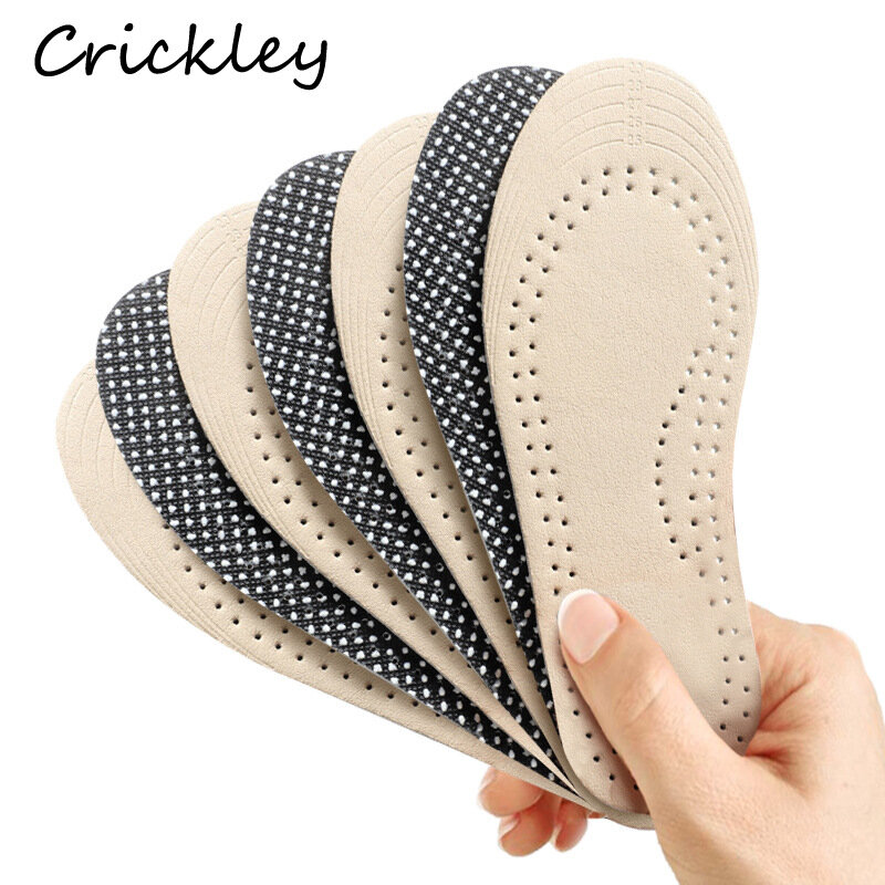 Leather Children Shoes Insoles Cuttable Ultralight Boys Girls Sport Shoes Pads Soft Anti Slip Breathable Healthy Kids Pads