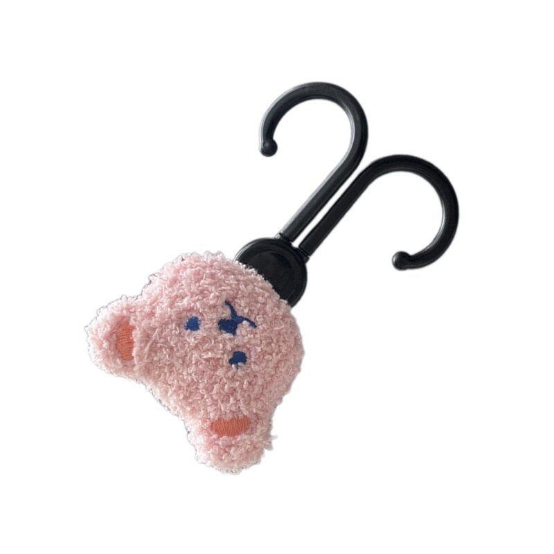 HUYU – crochet poussette, figurine d'ours mignon, crochet chariot pour serviette bave, cintre produit