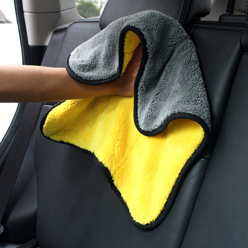 Serviette de nettoyage de voiture en microfibre, 30x30, livraison gratuite, accessoires en flanelle Polo 9N