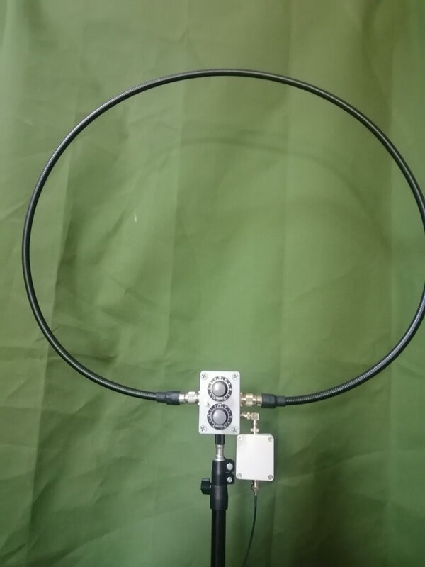 To 20W QRP Magnetic Loop Antenna Short wave HF Radio IC-705 HF 5-30MHz FM 76-108MHz VHF 110-150MHz UHF 400-450MHz