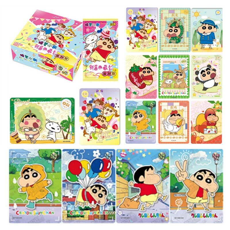 Kayou Crayon Shin-Chan Karte Party Tasche Nohara Misae Nohara Hiroshi seltene Sammel karte für Anime Charaktere Kinderspiel zeug Geschenke