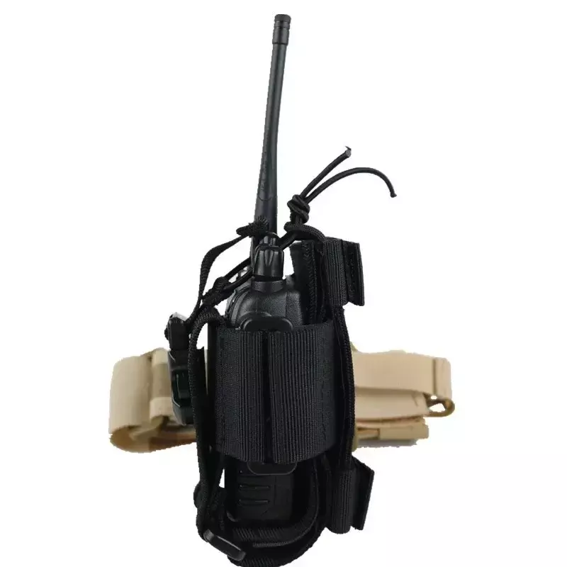 Nylon Pouch Radio Walkie Talkie Holder Bag Belt Pack Hunting Accessories Magazine Pouch Outdoor Airsoft Equipment