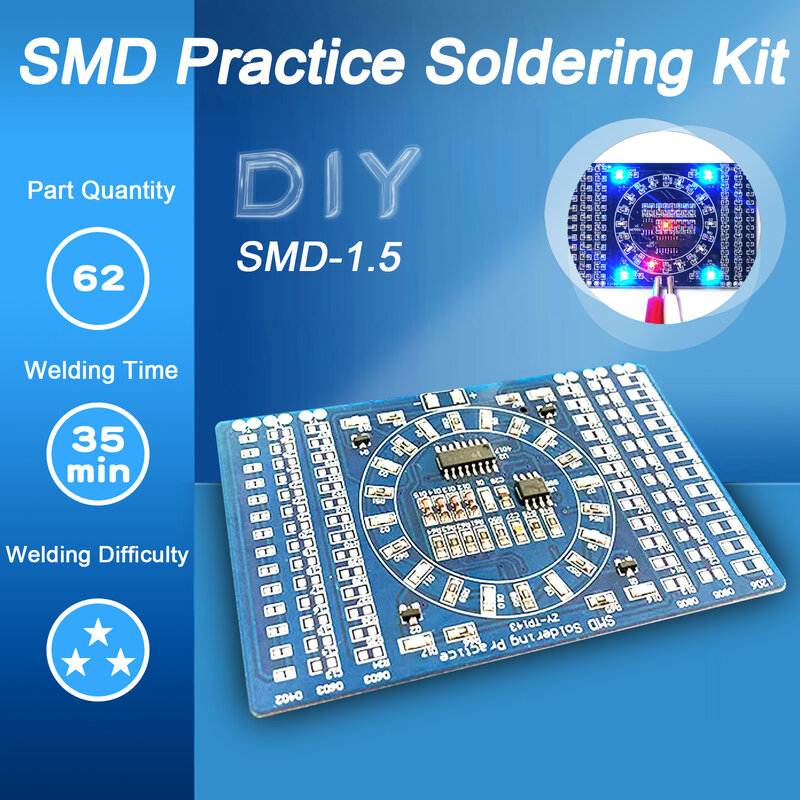 Soldeerpraktijken Smd Printplaten Led Elektronica Smt Componenten Diy Pcb Kits Projecttools Basis Soldeerkits