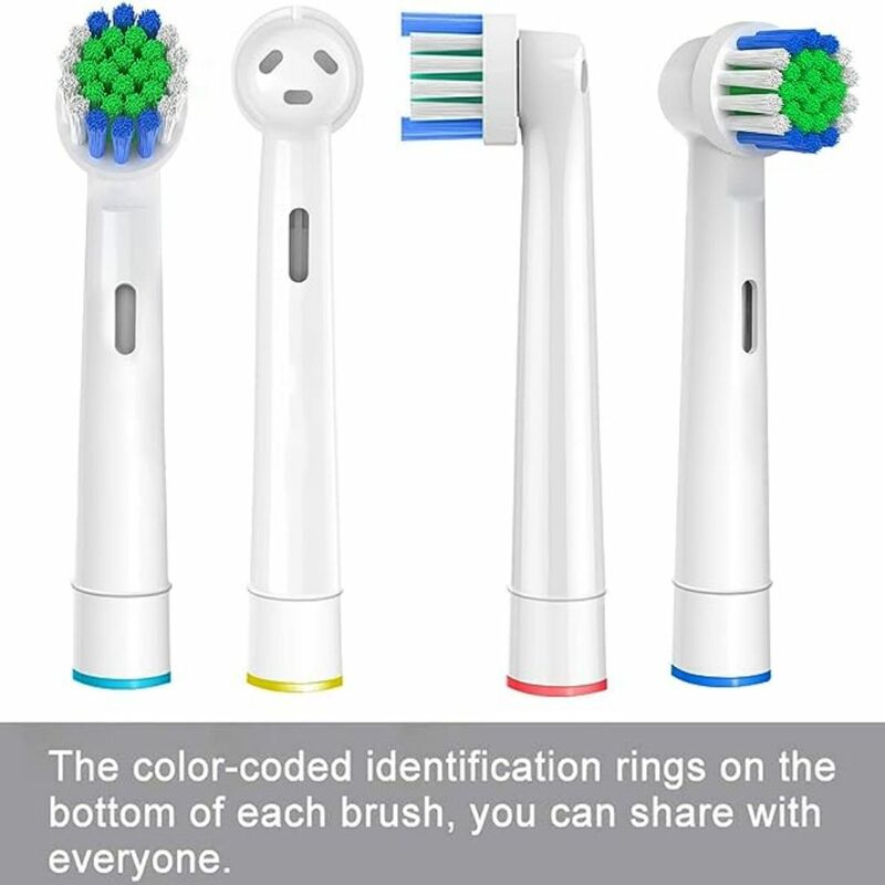 Têtes de brosse à dents électriques de rechange, compatible avec Oral-B Braun, têtes de brosse professionnelles, 4 pièces, 12 pièces, 16/20 pièces