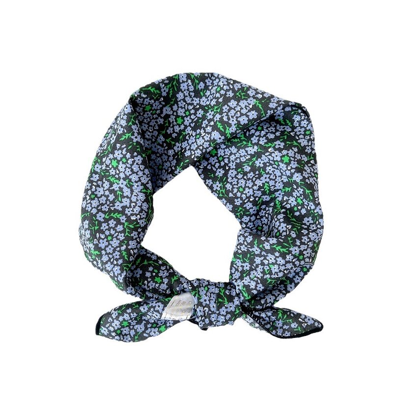 58cm Baumwolle Gefühl Schal Frühling quadratischen Halstuch Schal Wraps Hijab Bandana Frauen Strand weibliche Foulard Blume Mode Schals