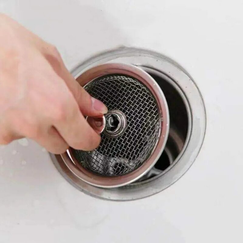 Filtro per lavello da cucina tappo per acqua in acciaio inossidabile lavello tappo per filtro dell'acqua accessori per lavello da cucina utensili da cucina