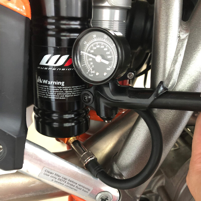 Válvula de Gas de suspensión trasera, accesorio para KTM EXC 300 SX 125 250 SX-F 450 EXC-F 350 2007-202 Husqvarna TE 300 TE 250i 300i 14-22, 58MM 64MM