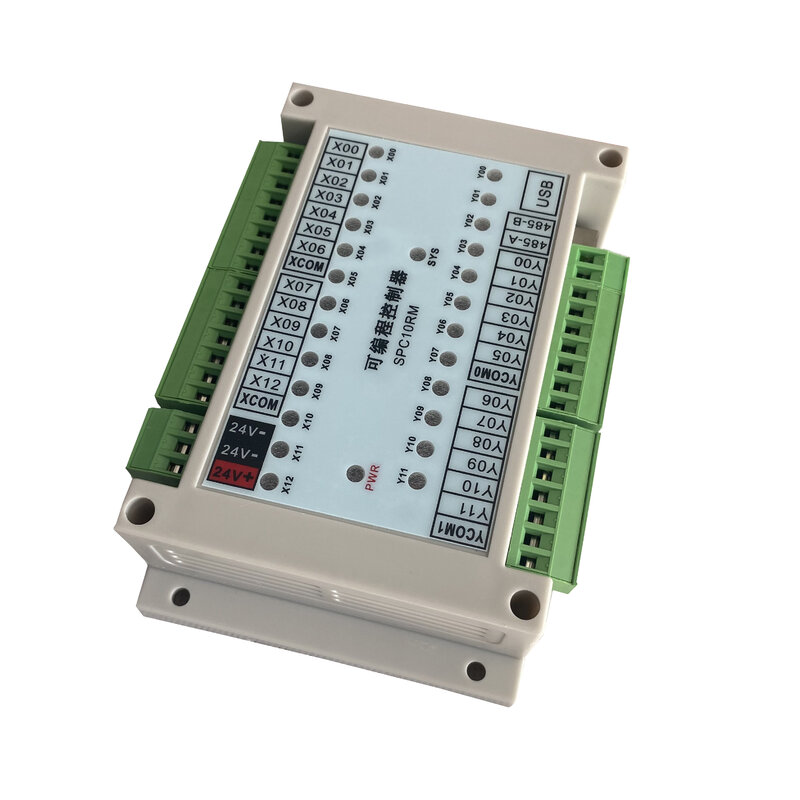 PLC controlador programável, Sequential Control Timing, Relé de temporização simples, Bluetooth USB, SPC10RM, 13 em 12 out, 24V DC