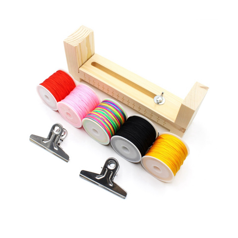 Приспособление для изготовления браслетов, U-образный приспособление для изготовления браслетов, деревянная рама, плетение своими руками, строительный комплект для плетения браслетов