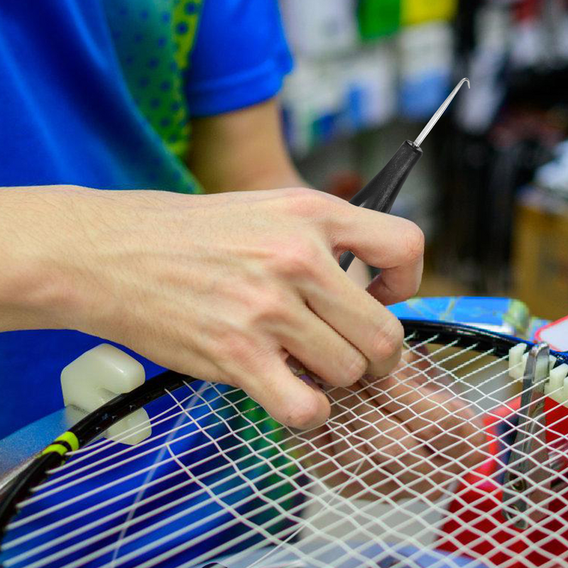 Crochet de filetage de raquette de badminton, machine à corder, outil de sport