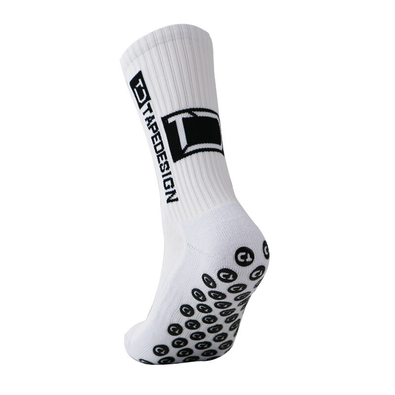 Новые противоскользящие футбольные 2023 носки до середины икры Нескользящие футбольные велосипедные спортивные носки мужские