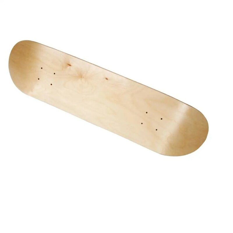 8,0 дюймов натуральный кленовый чистый скейтборд двойной