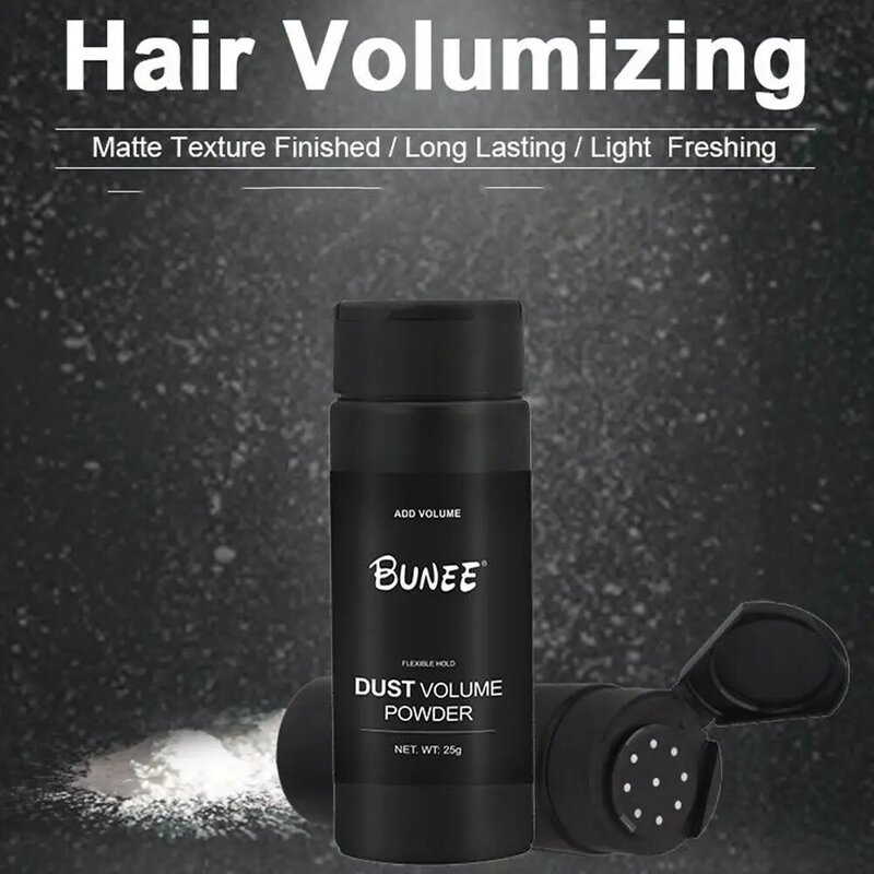 BUNEE 25g Fluffy Hair Powder Modeling Styling Increases Treatment Mattifying Powder Powder Hair Volume Women Men Hair D6G7