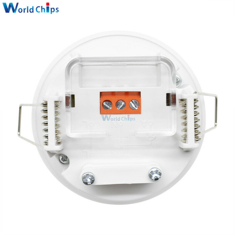 Détecteur de mouvement corporel infrarouge PIR pour plafond, interrupteur de lampe, douille pour ampoule LED, marche et arrêt automatiques, 110V, 220V
