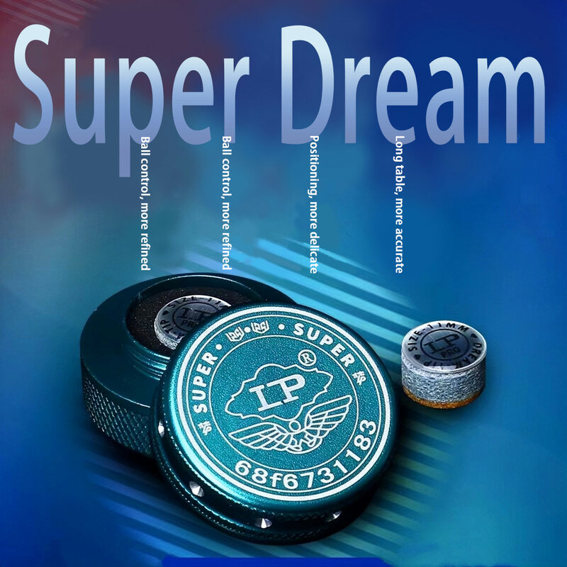 Original LP Billiards Pool Cue Super Dream Tip,Technology Gasket,Pool Cue Stick Tip,Professional Durable Billiard Accessories
