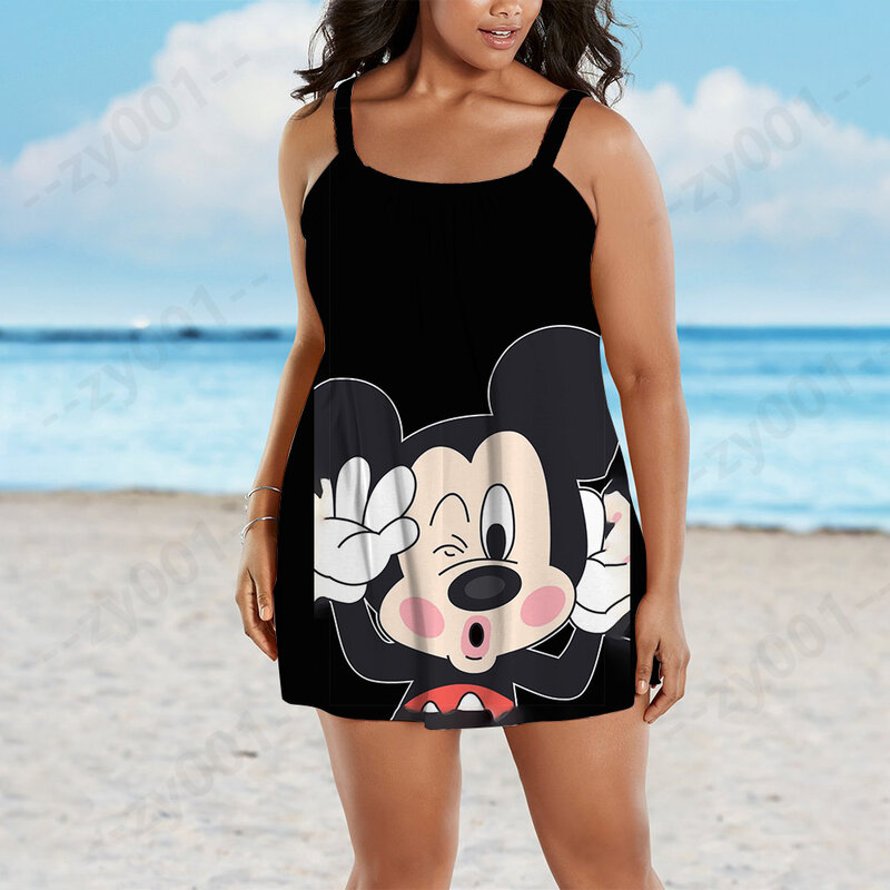 Disney ขนาดใหญ่ชุดสตรีฤดูร้อน2022ผู้หญิงชุดสตรี Plus ขนาดชุดผู้หญิง7xl 8xl 9xl Elegant ชุดราตรี Midi
