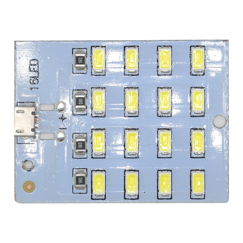 Micro Usb 5730 LED USB มือถือฉุกเฉิน Light Night Light สีขาว5730 Smd 5V 430mA ~ 470mA DIY โคมไฟตั้งโต๊ะ