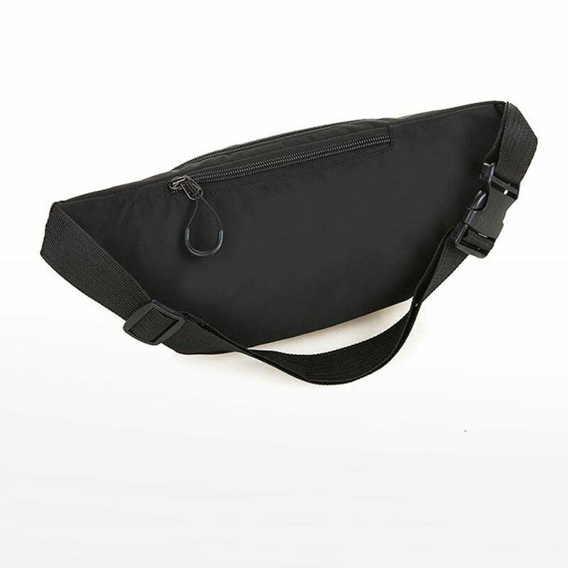 Waterproof Leisure Wallet Female Oxford Cloth Solid Color Waist Packs Shoulder Bag Phone Bag Sports Bag