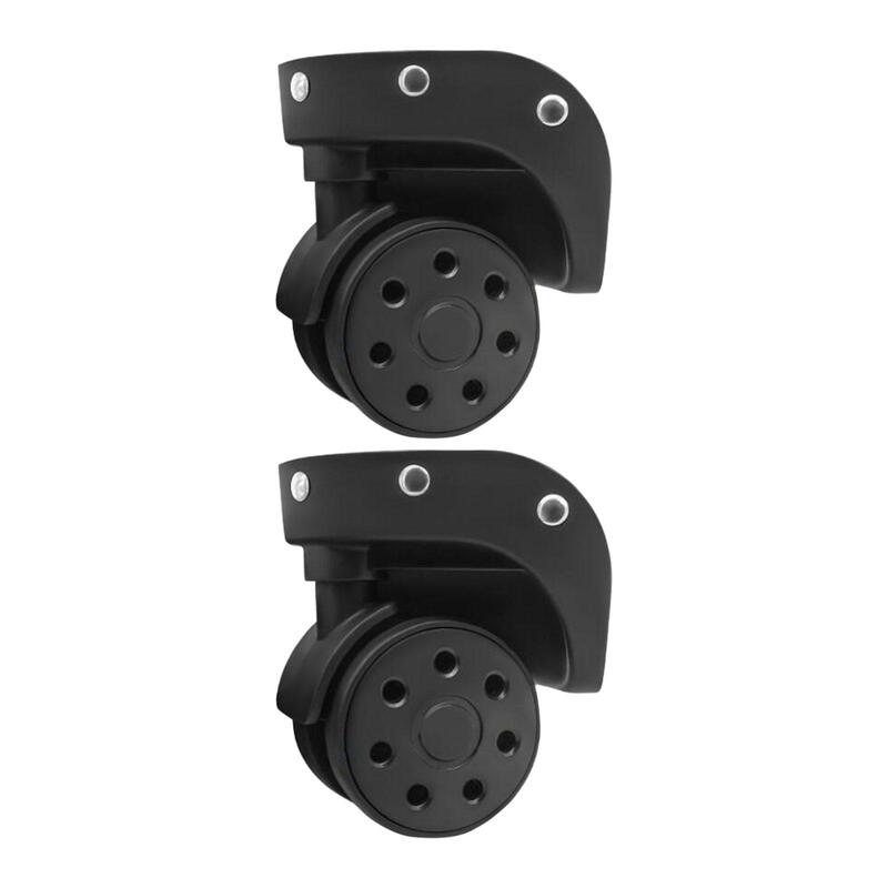 Dual Roller Swivel Bagagem Mala Rodízio, Rodas de substituição, 360 Rotação, Resistente ao desgaste, Repair Viajar Bag, 2pcs