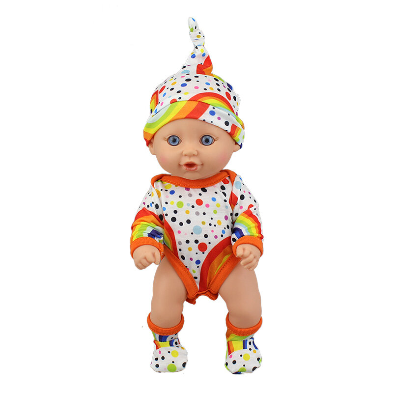 Новый комбинезон, наряд для кукол 10-12 дюймов, кукла-младенец 25-30 см, Одежда для кукол-младенцев
