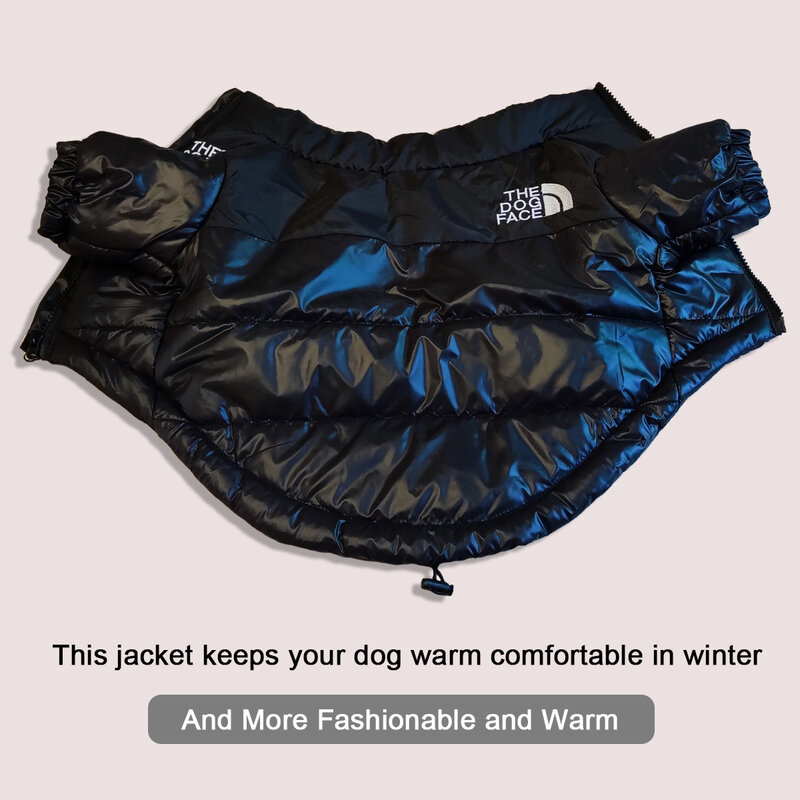 Grandi vestiti invernali per cani da compagnia Bulldog francese cucciolo giacca antivento calda cappotto riflettente per cani di taglia piccola media Chihuahua Pet Outfits