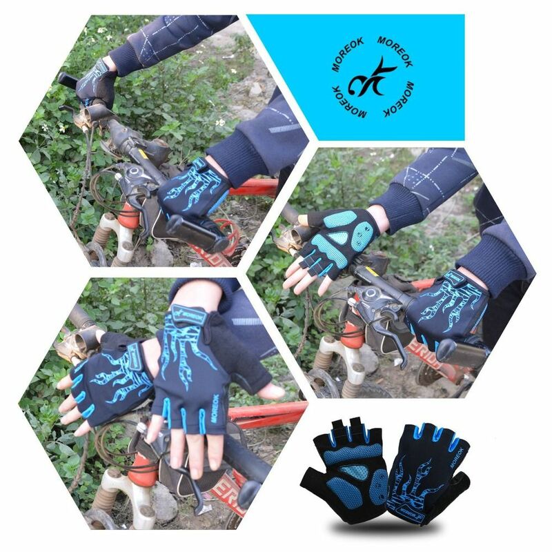 Rękawice rowerowe 5MM podkładka żelowa rękawice rowerowe rękawice rowerowe oddychające rękawice rowerowe antypoślizgowe rękawice rowerowe dla mężczyzn kobiet