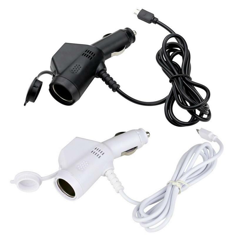 Автомобильное зарядное устройство для телефона 3 в 1, автомобильное зарядное устройство для телефона с зажигалкой, практичный зарядный кабель, компактный автомобильный шнур для зарядки