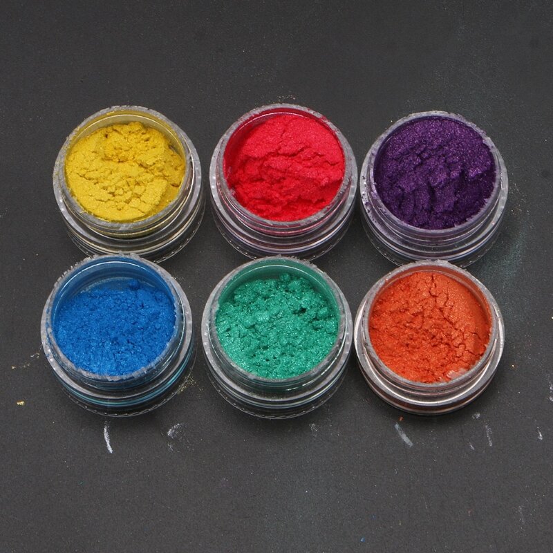 Cosmetic Grade Pearlescent Natural Mica Mineral Powder Epoxy Resin Dye Pearl Pigment Making Dyes Accessories 40GB