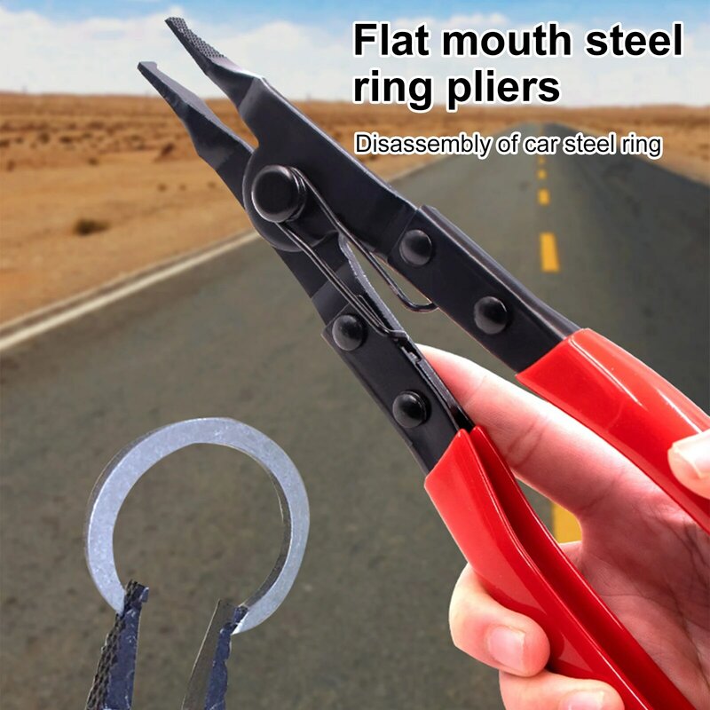Auto Automatic Transmission Repair Flat Rim Pliers Circlip Pliers Flat Jaw Pliers Flat Head Retaining Ring Pliers Tool