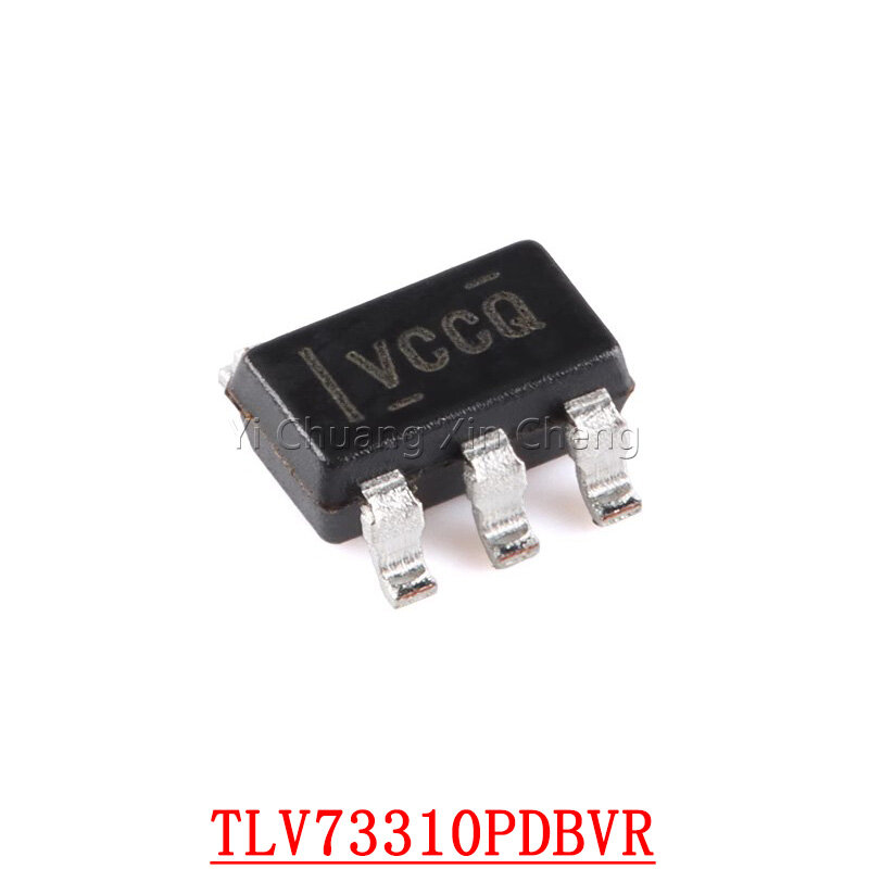 10 sztuk TLV73310PDBVR TLV73310 znak: VCCQ SOT23-5 300mA 1 v0, bez kondensatora, Regulator napięcia o niskim poziomie odpływu (LDO) układ scalony nowy oryginał