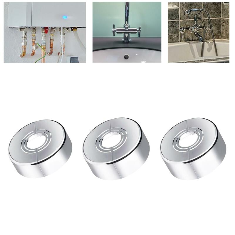 Plaques d'écusson rondes pour accessoires de tuyau, couvercle de tuyau, installation facile