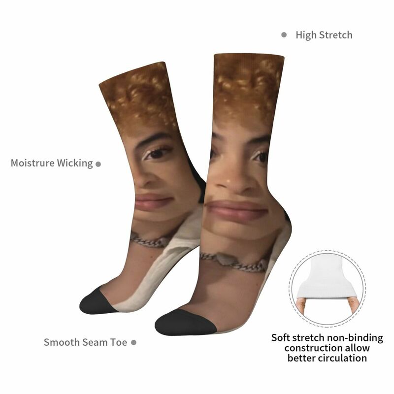 Смешные носки с ледяными специями, Супермягкие чулки в стиле Харадзюку, всесезонные длинные носки, аксессуары для подарка на день рождения унисекс