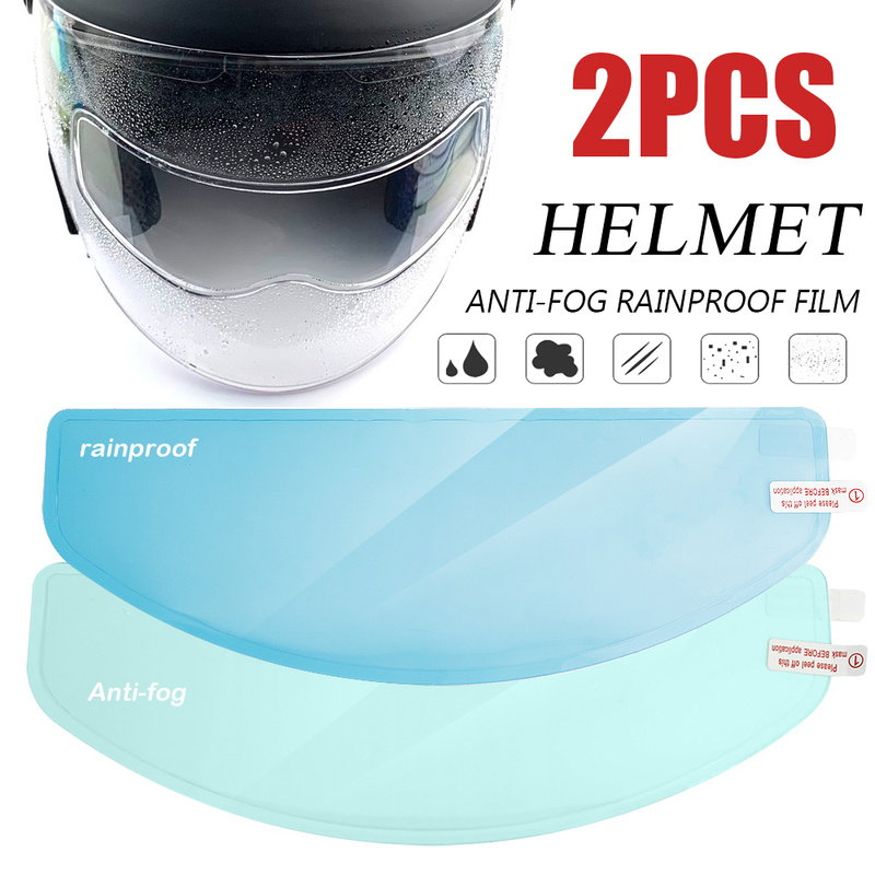 Universele Helm Clear Regendicht Film Anti-Fog Film Helm Lens Nano Coating Sticker Motorfiets Regenachtige Veiligheid Rijden Accessoires