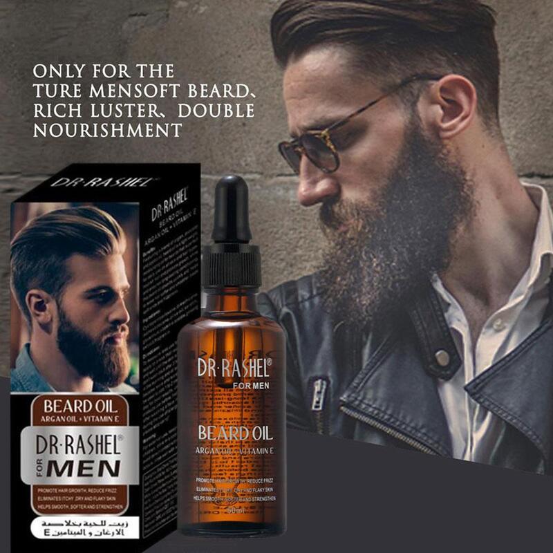 50ml Men Beard Growth Argan Essential Oil Plant Lavender Hair Skin Argan Repair Loss Fragrance Car Liquid Ros E0q8