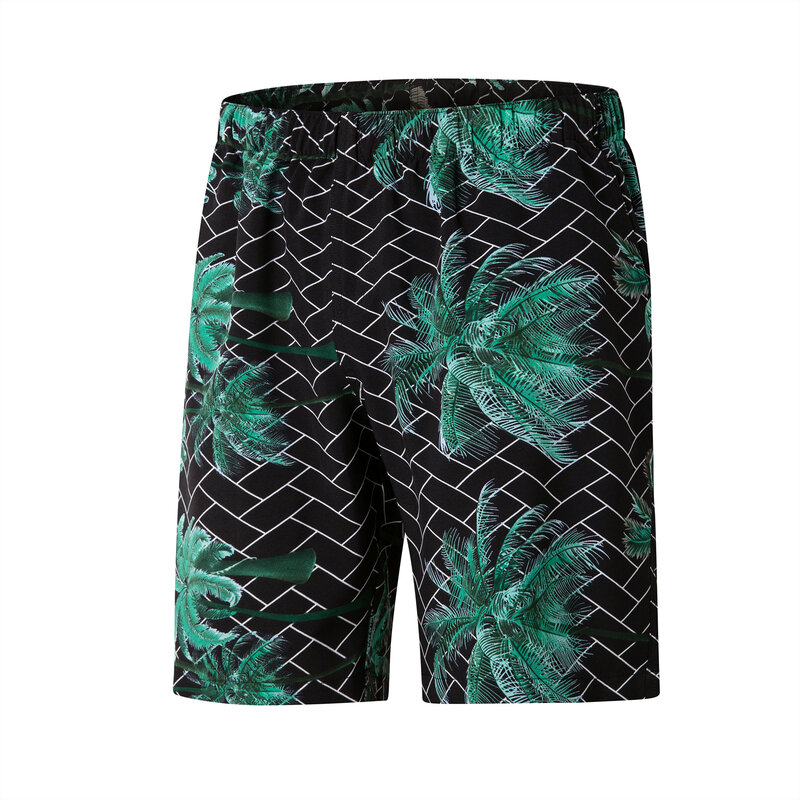 Гавайская рубашка с коротким рукавом + шорты для плавания, модная уличная одежда, пляжные шорты, летняя одежда, повседневные блузки для мужчин