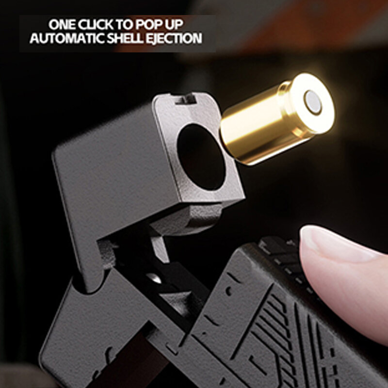 Pistola de aleación EDC Fidget Spinner de mano de Metal para adultos, herramienta para aliviar el estrés y la ansiedad, juguetes de oficina, regalo para niños