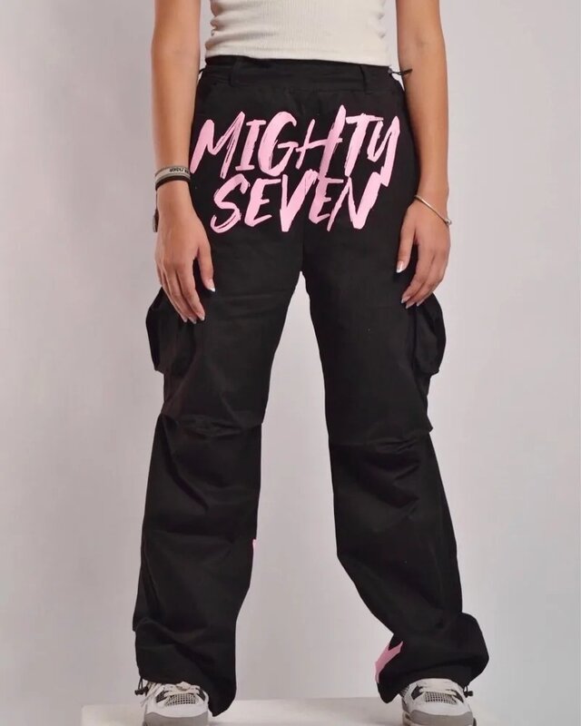 Y2K celana kargo longgar Harajuku kasual longgar Streetwear 2000s Hip Hop olahraga Gym pria celana olahraga pantalon celana tinggi rendah estetika