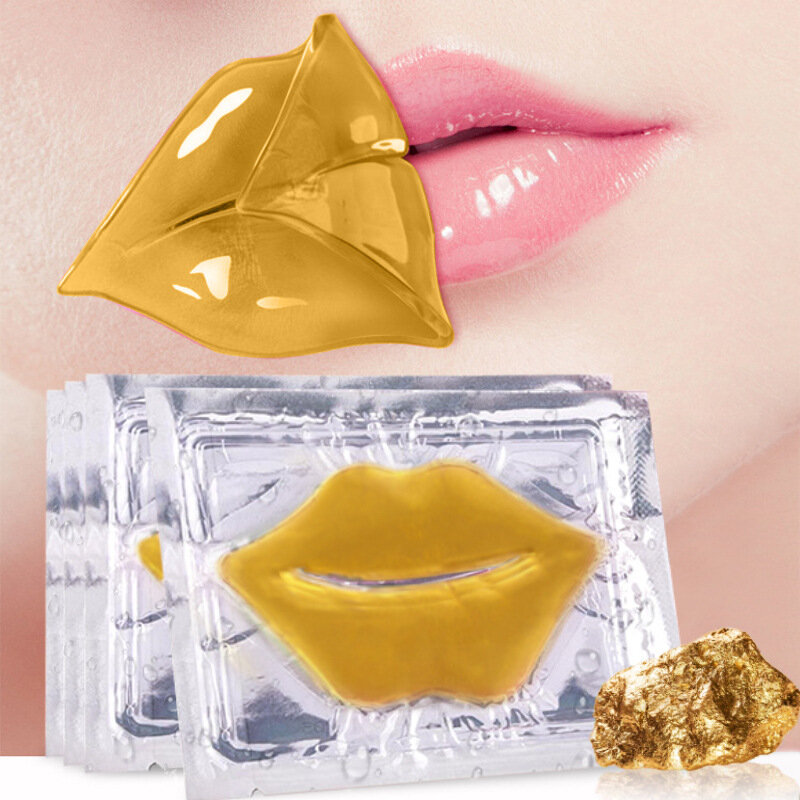 Masque Hydratant Raffermissant et Nourrissant au Collagène, Coussinets en Gel pour les Lèvres, Soin Labial, 50 Pièces