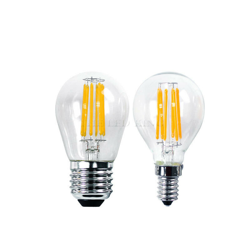 Lâmpada led vela c35 g45 st64 t25, lâmpada vintage e14, e27, a60, 220v, 4w, 6w, 8w, 12w, filamento, edison