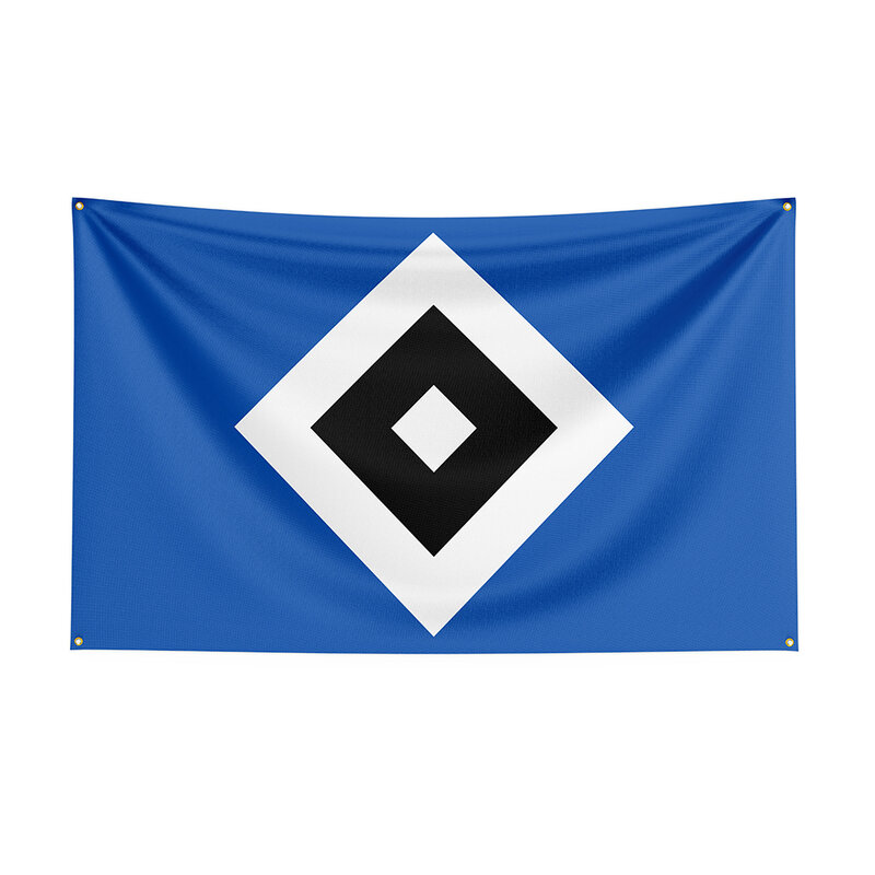 Bandera de hamburguesa SV de poliéster impresa, cartel deportivo de carreras, decoración de bandera, decoración de bandera, 3x5