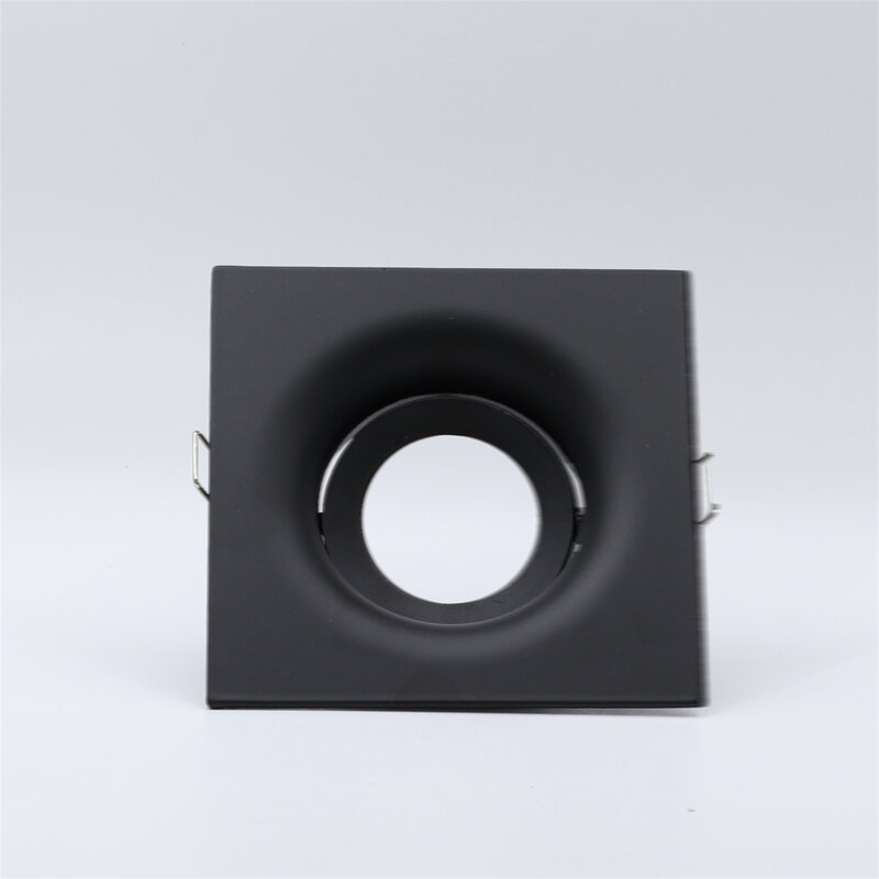 Zinc Alloy Mounting Frame Recessed Spotlight GU10 Fixture Frame Round Cut Out 85mm Square Cut Out 90mm