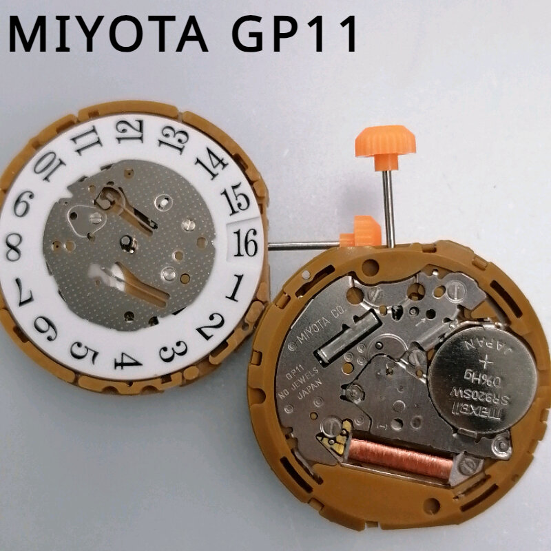 Movimiento electrónico japonés Miyota GP11, accesorios de reloj GP11, nuevo y Original