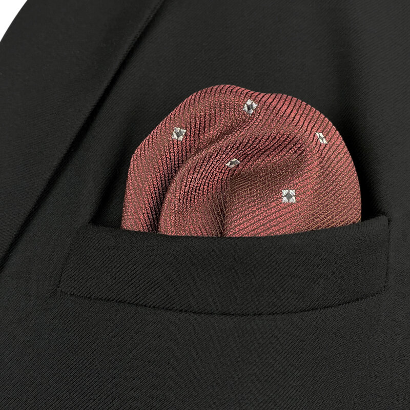 Kolorowa męska kieszonkowa kwadratowa wielokolorowa kropka Paisley klasyczna ślubna jedwabna chusteczka biznesowa żakardowa chusteczka