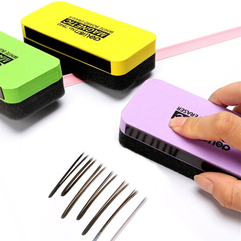 Mini Magnetic Whiteboard Erasers, Quadro Apagar Seco, Borrachas para Casa, Sala de Aula, Escritório Uso