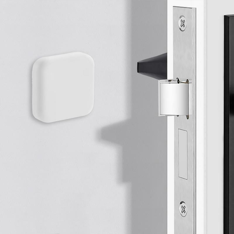 Ogranicznik do drzwi ochraniacz ścienny przyklejany silikonowy poduszka klamka drzwi na ścianę z silikonowym ogranicznik do drzwi antykolizyjnym podkładka samoprzylepna