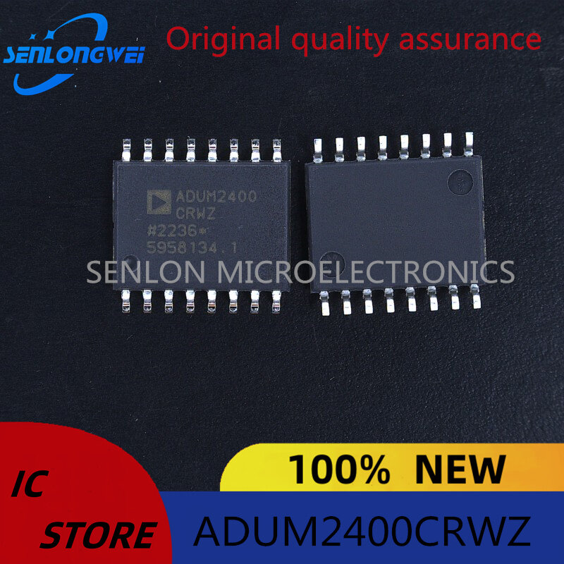 Chip IC integrado, ADUM2400BRWZ, ADUM2400CRWZ, SOP-16, original, novo, 1pc