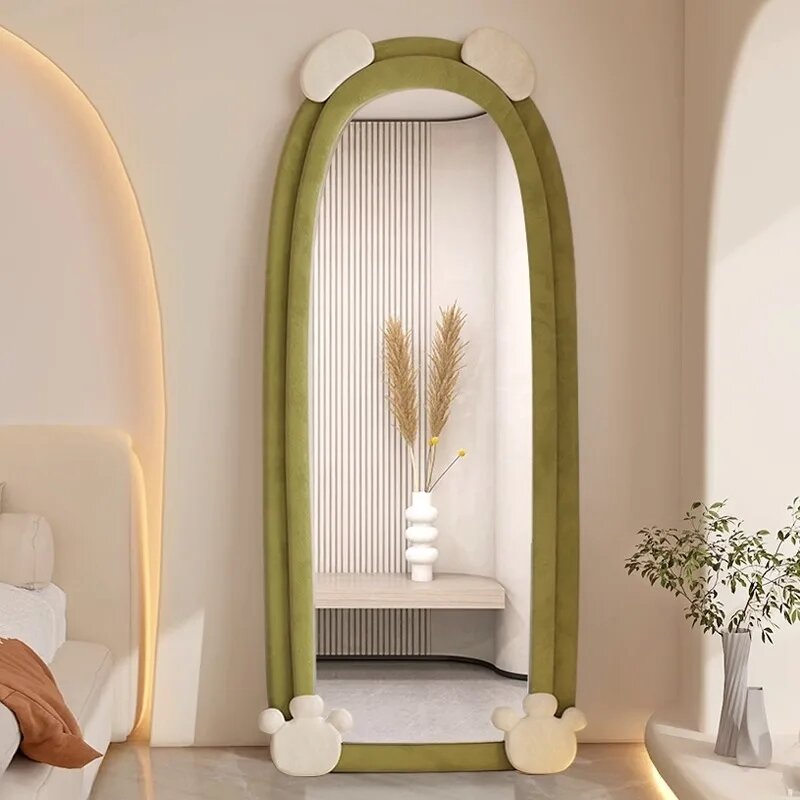 Rabbit Kawaii Mirror Korean Aesthetic Personalized Living Room Full Length Mirror On Sale Black Espejos Decorativos Room Decor