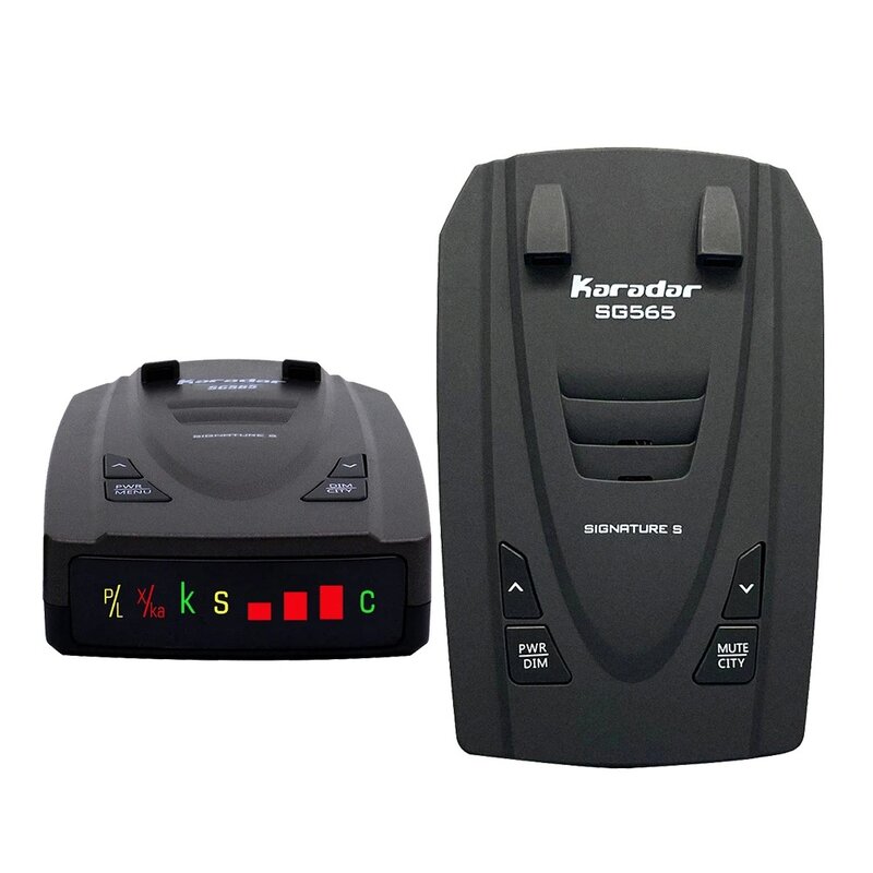 Karadar-Carro Radar Detector com Assinatura, SG565, Inglês e Russo Voz Alerta, Carro Alarme